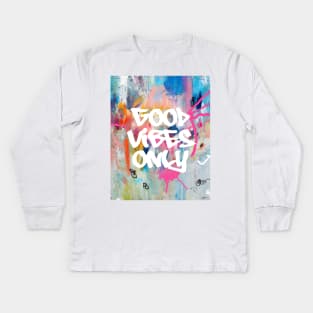 Good Vibes special Kids Long Sleeve T-Shirt